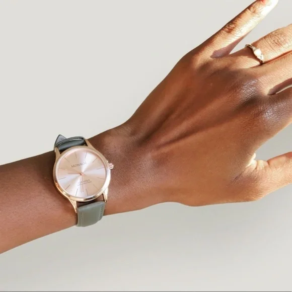 Monroé Classique Watch in Sunburst Solérose Maestro Monroé Classique Watch in Rose Sunburst Solérose  main image 2